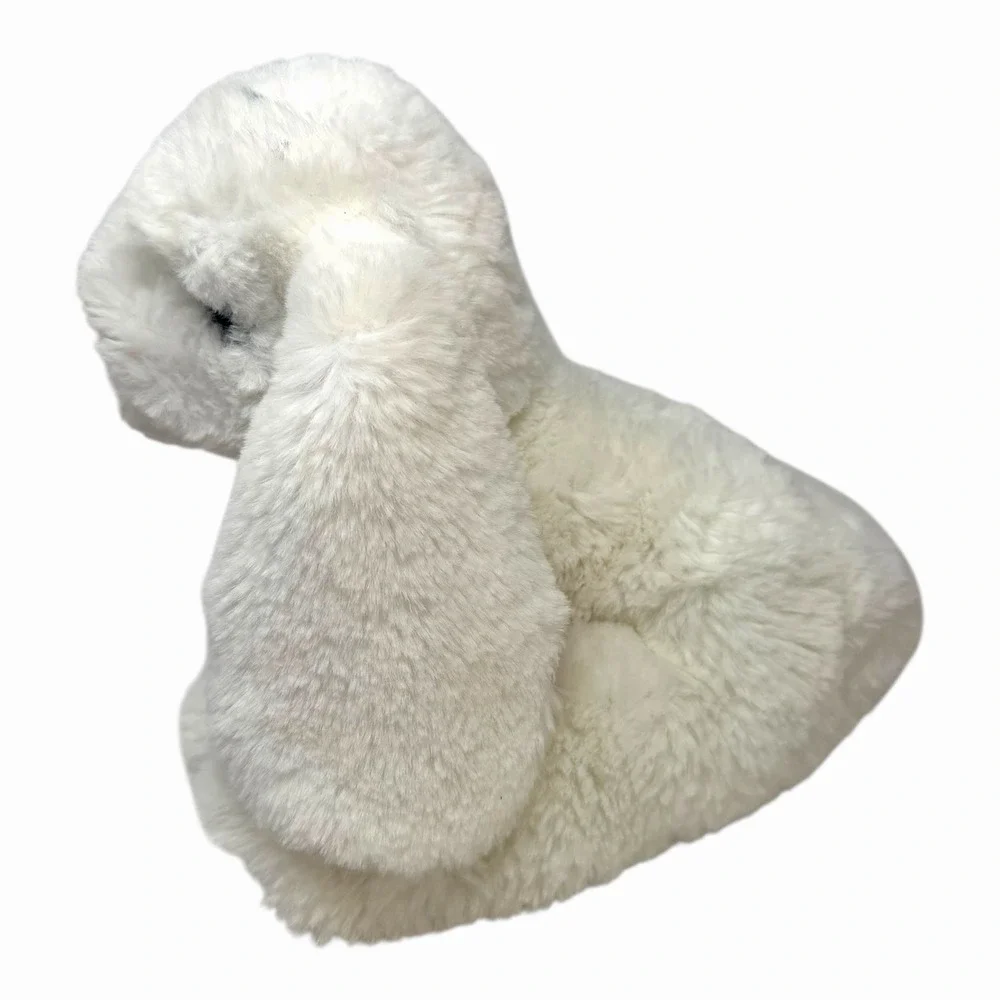 Cream White Plush Bunny‎ Rabbit Stuffed Animal Floppy Ears Pink Nose 10 Inch